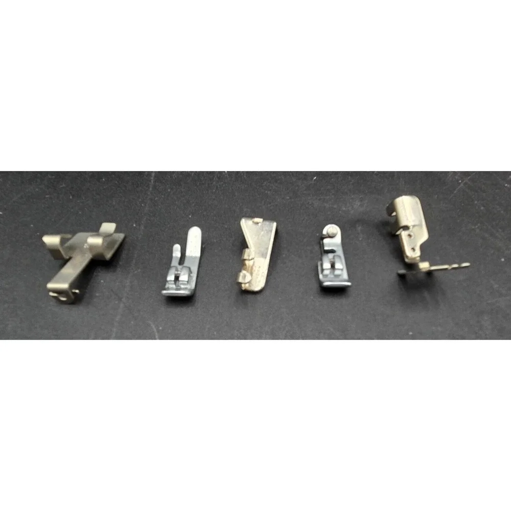 Singer Sewing Machine Lot Of 5 Replacement Pieces Presser Foot Thread Guide
